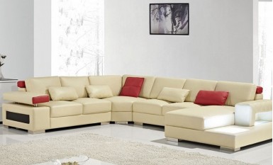 Quinton Leather Sofa Lounge Set